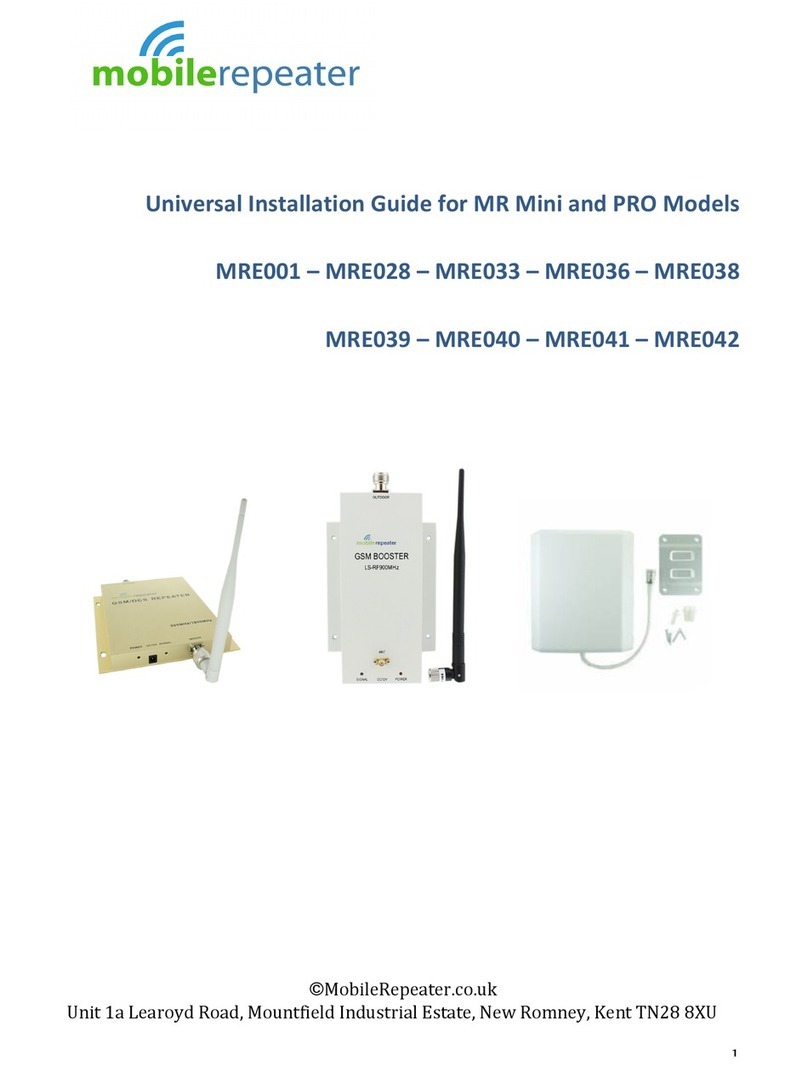 mobilerepeater MRE036 user manual
