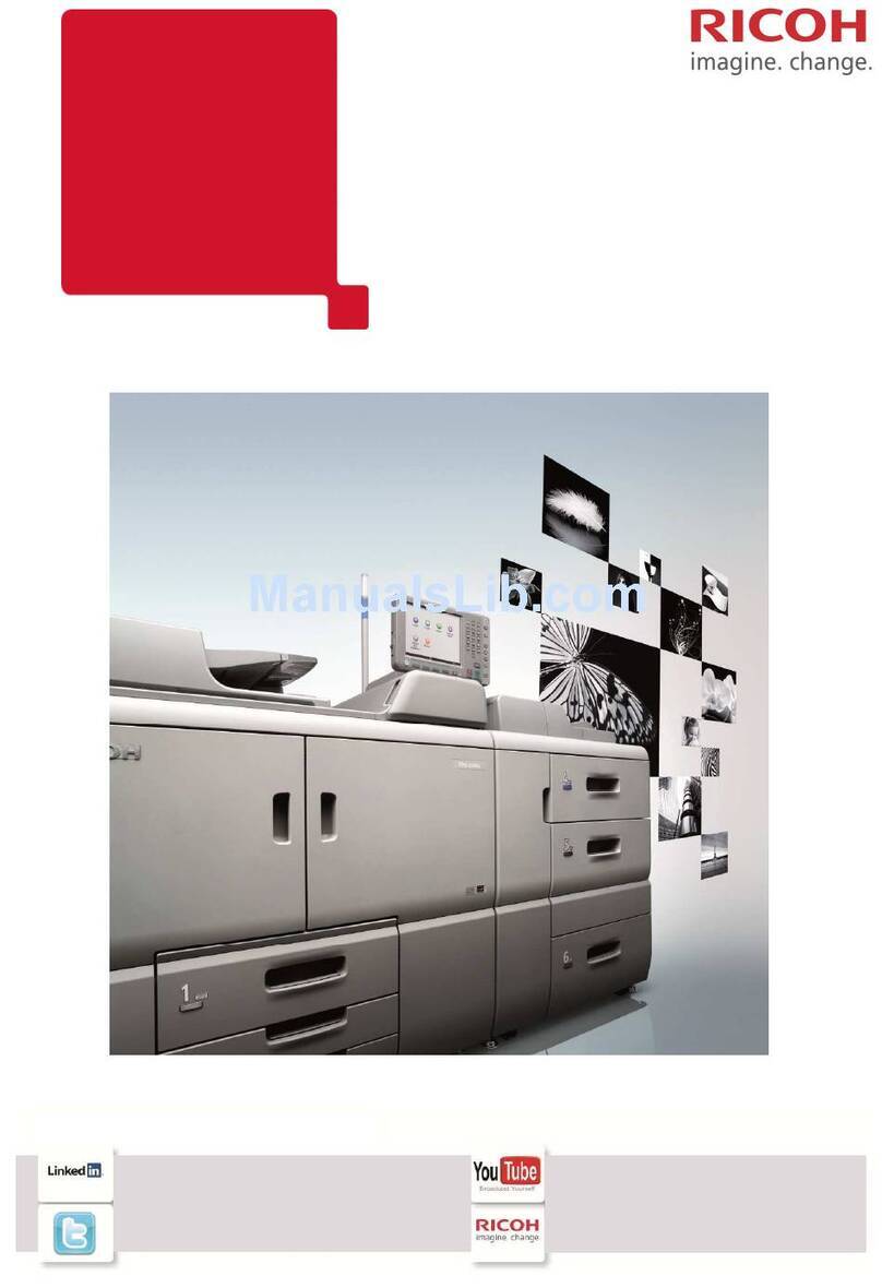 Ricoh Pro 8100S User manual