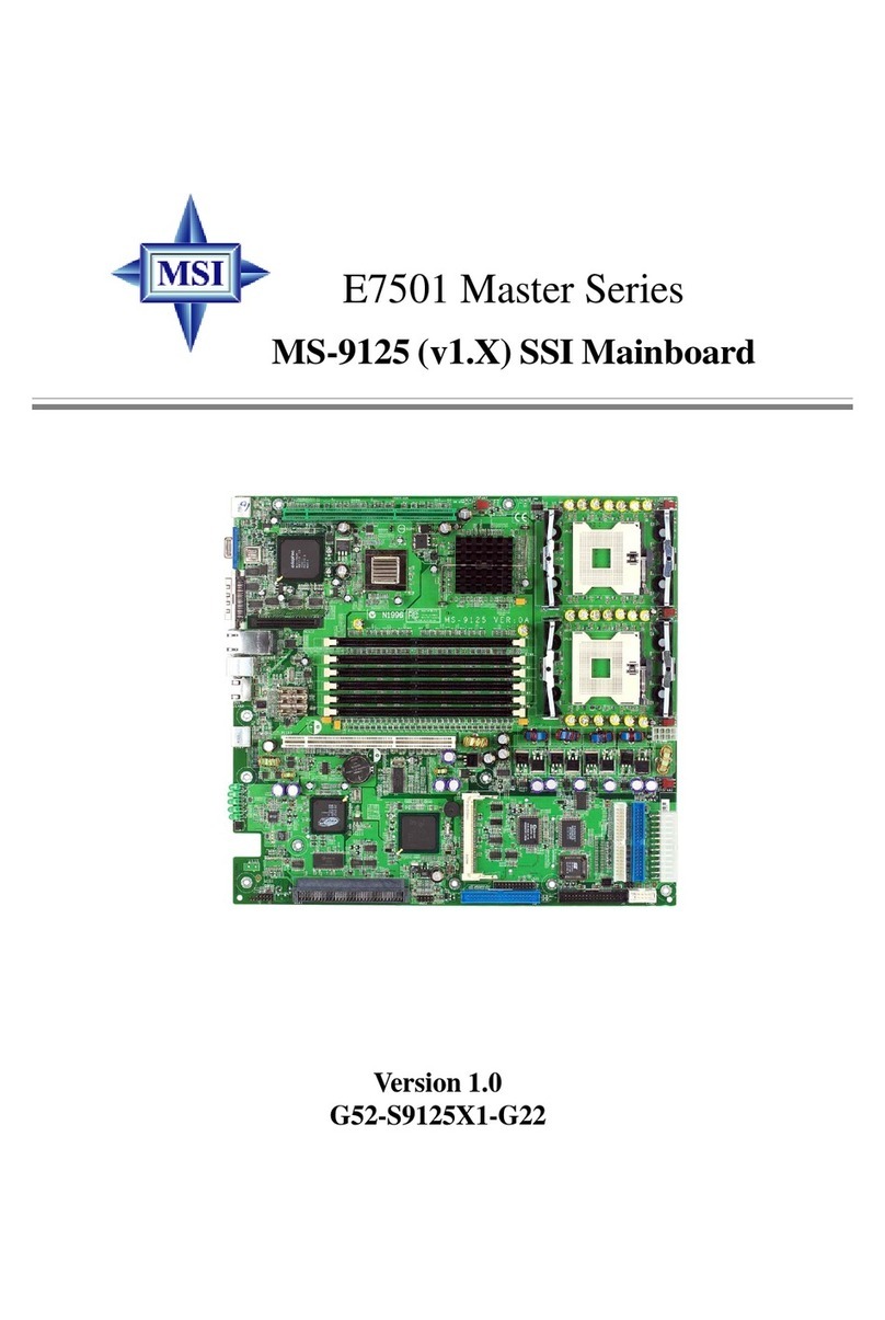 MSI MS-9125 User manual