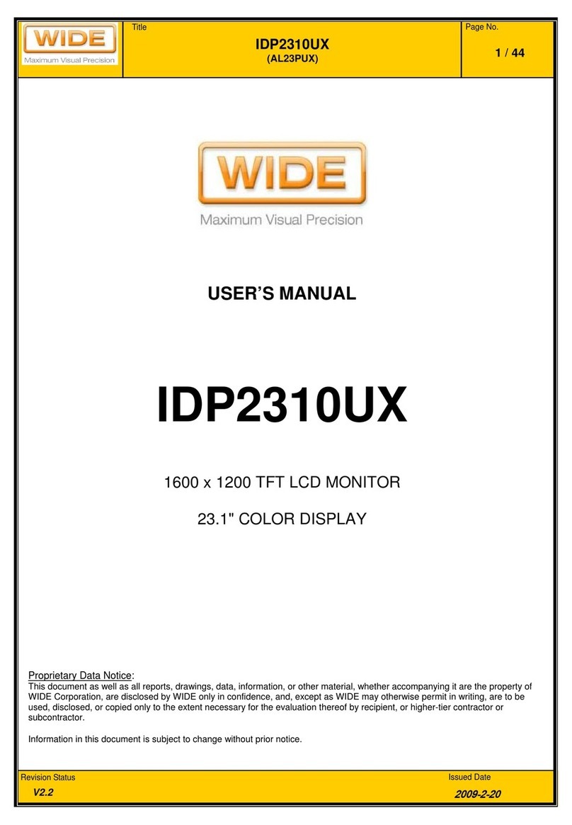 Wide IDP2310UX User manual