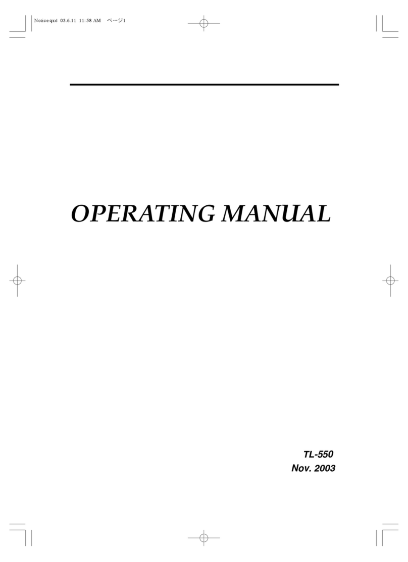 Geller TL-550 User manual