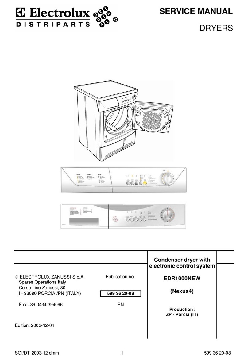Electrolux EDR1000NEW User manual Electrolux EDR1000NEW User manual