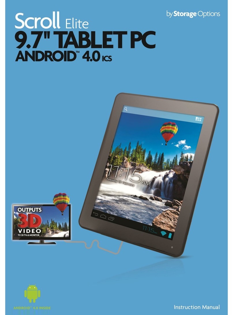 Storage Options Scroll Elite User manual