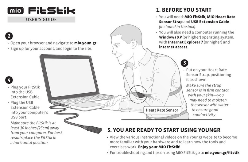 Mio FitStik User manual