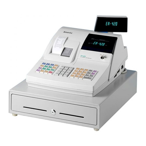Sam4s ER-420M Operation and program manual