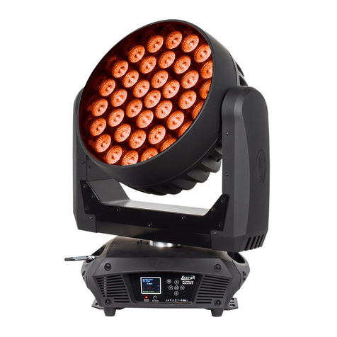 Elation Platinum Wash ZFX Pro XL User manual