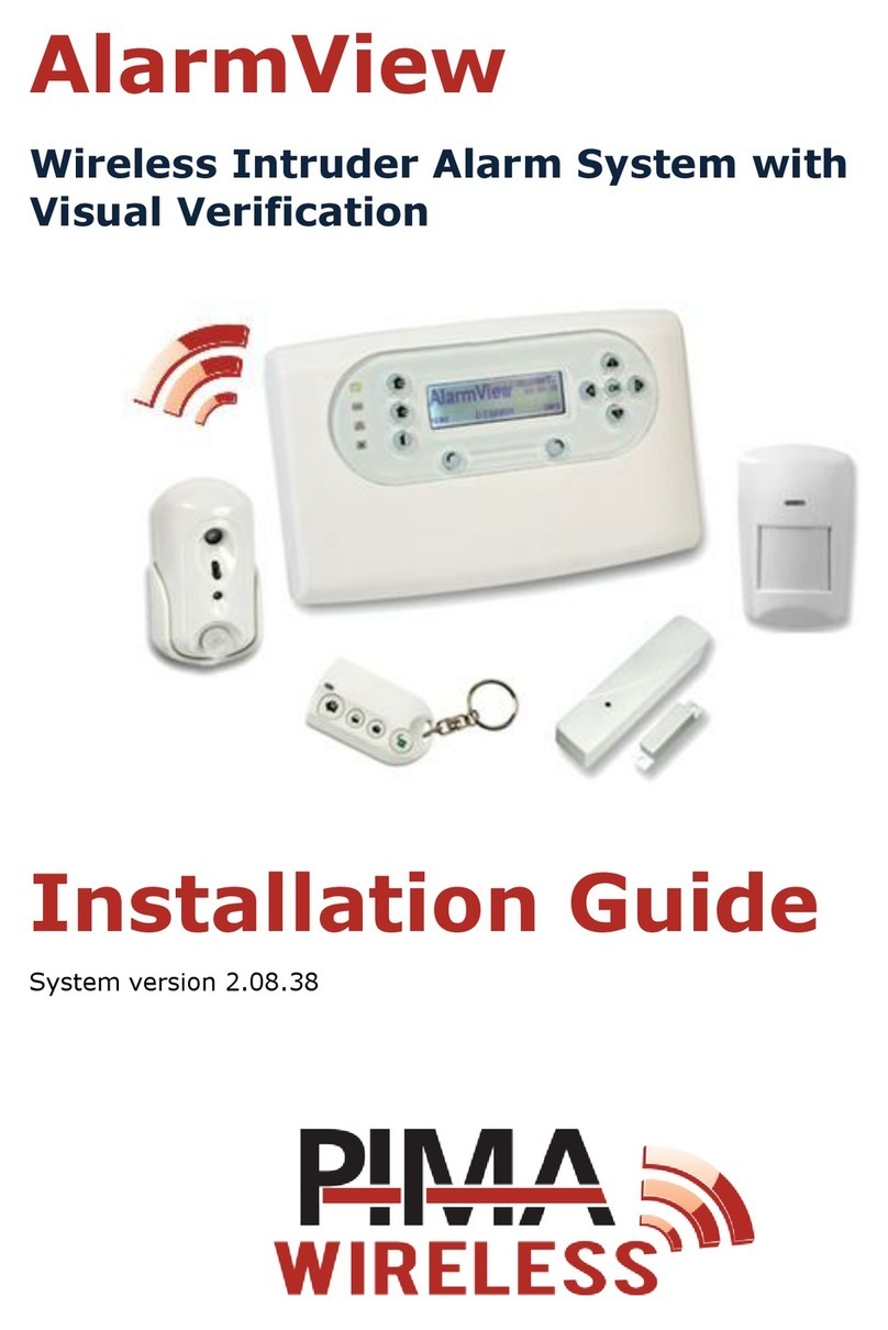 Pima Wireless AlarmView User manual