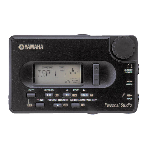 Yamaha Silent Brass ST5 User manual Yamaha Silent Brass ST5 User manual