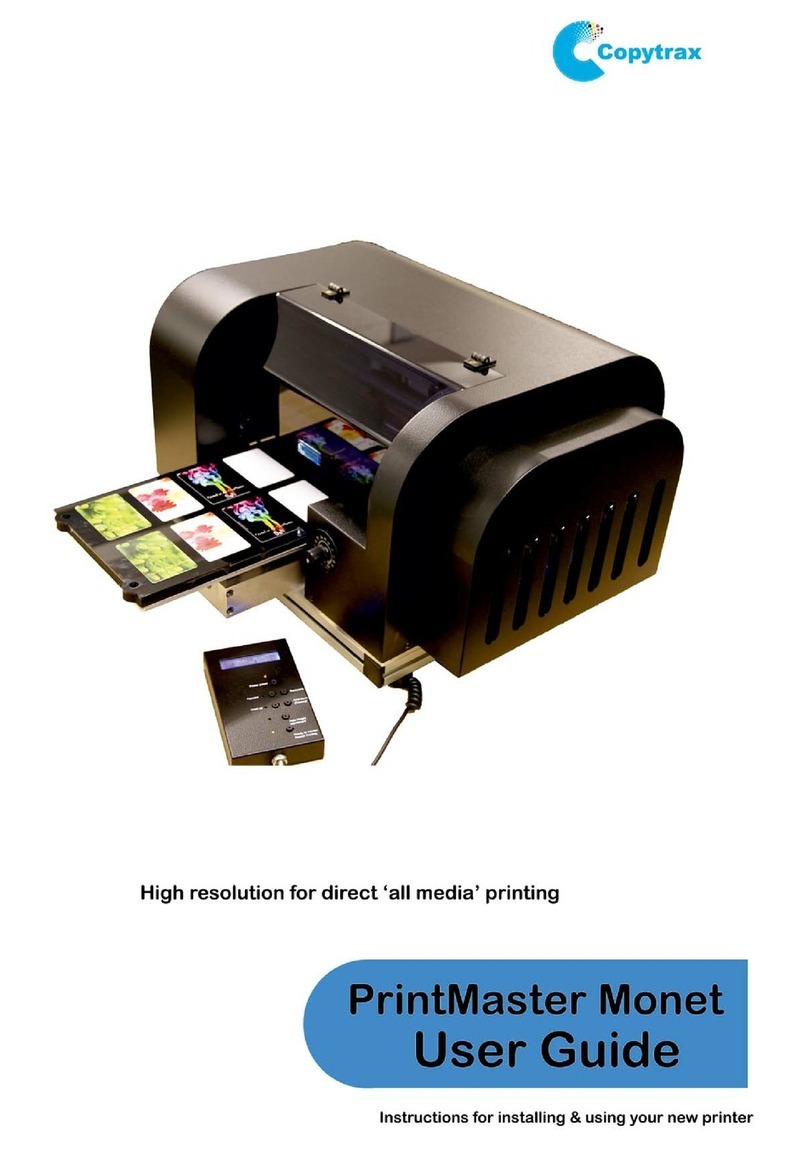 Copytrax PrintMaster Monet User manual