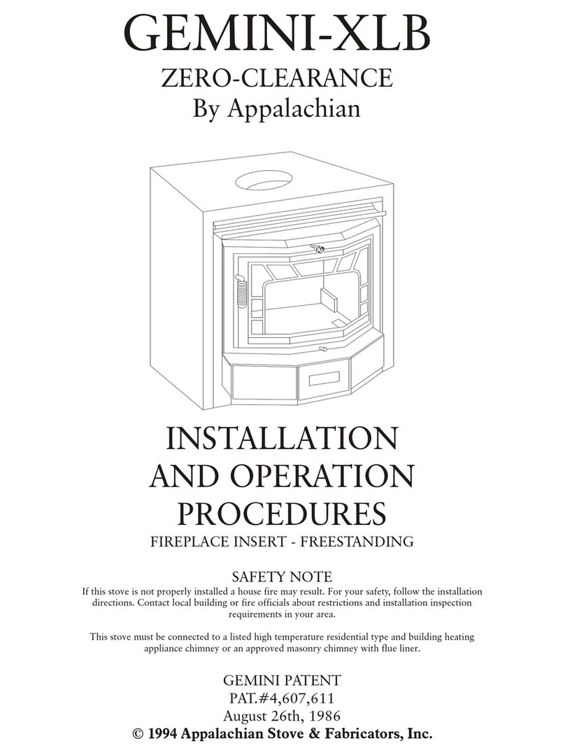 Appalachian Stove & Fabricators XLB Installation and operating guide