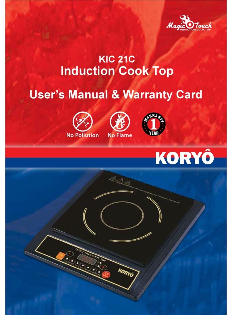 Koryo KIC 21C User's manual & warranty card