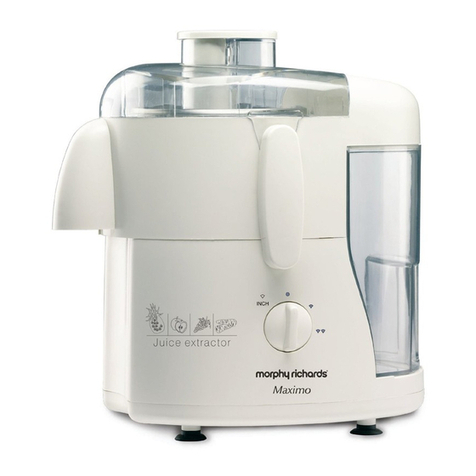 Morphy Richards Maximo User manual