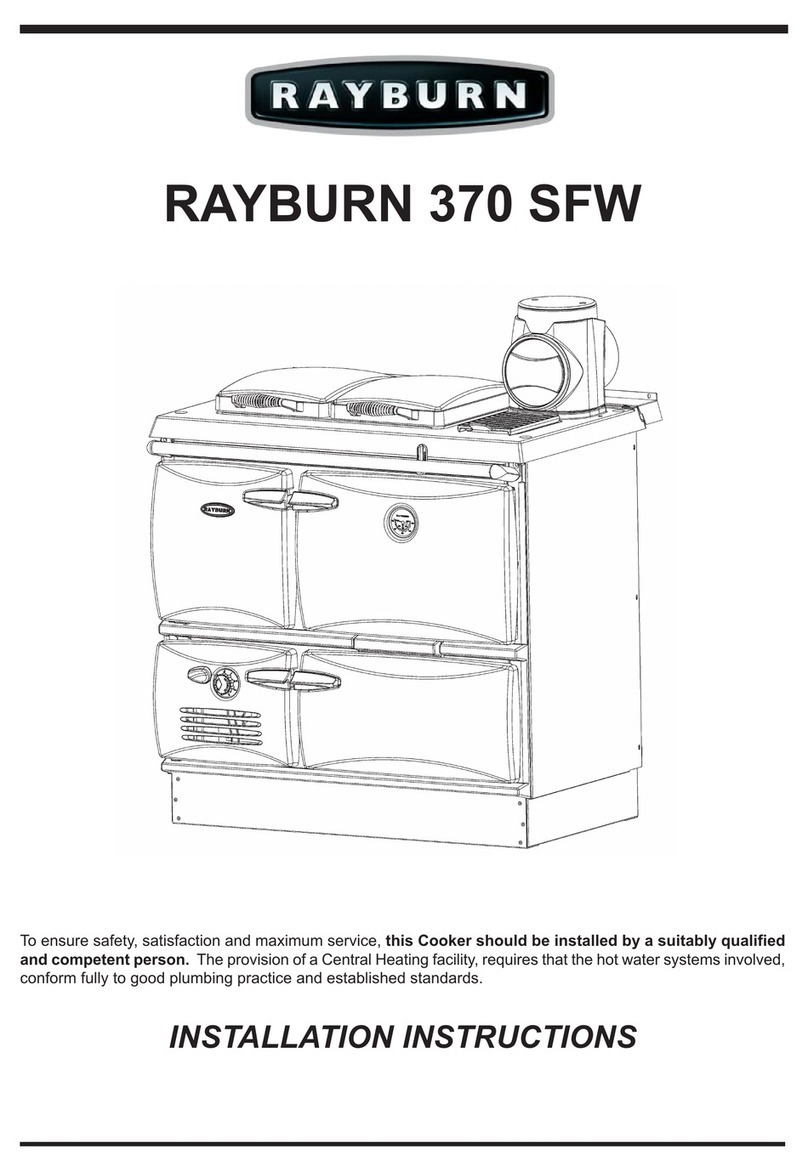Rayburn 370 SFW User manual