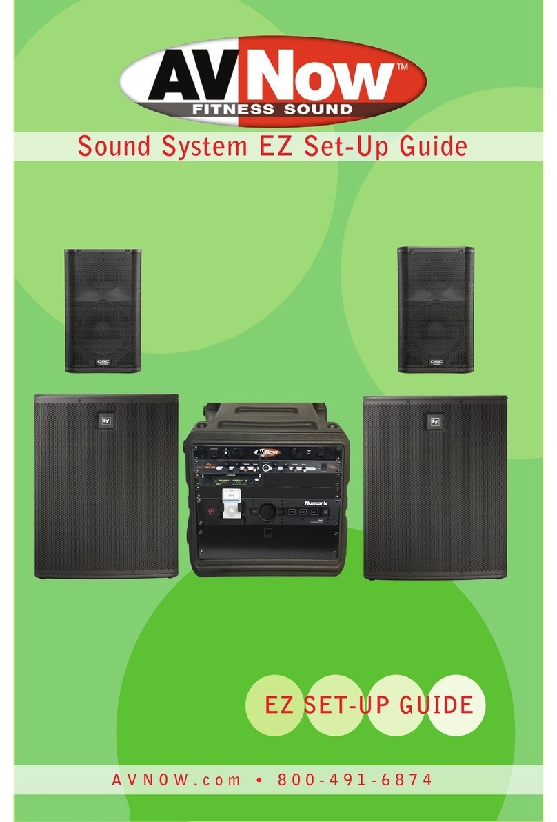 AV Now Sound System Setup guide