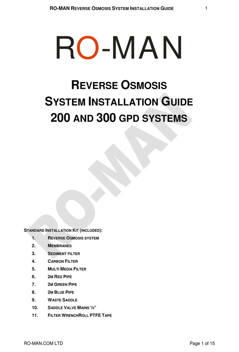Ro-Man 200 GPD installation guide