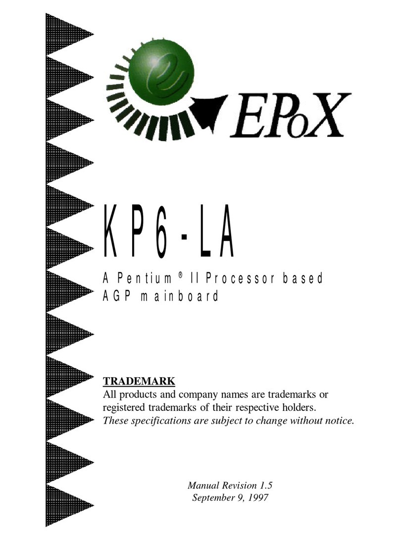 EPOX KP6-LA User manual