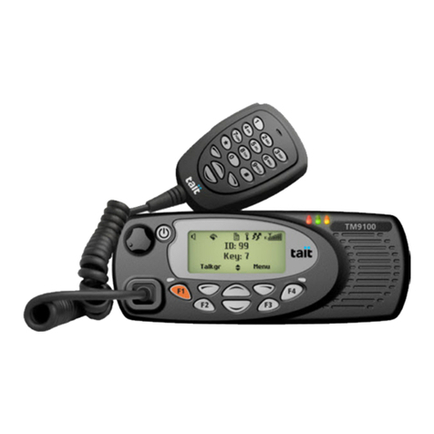 Tait TM9100 User manual