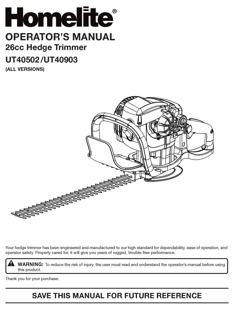 Homelite UT40502 User manual
