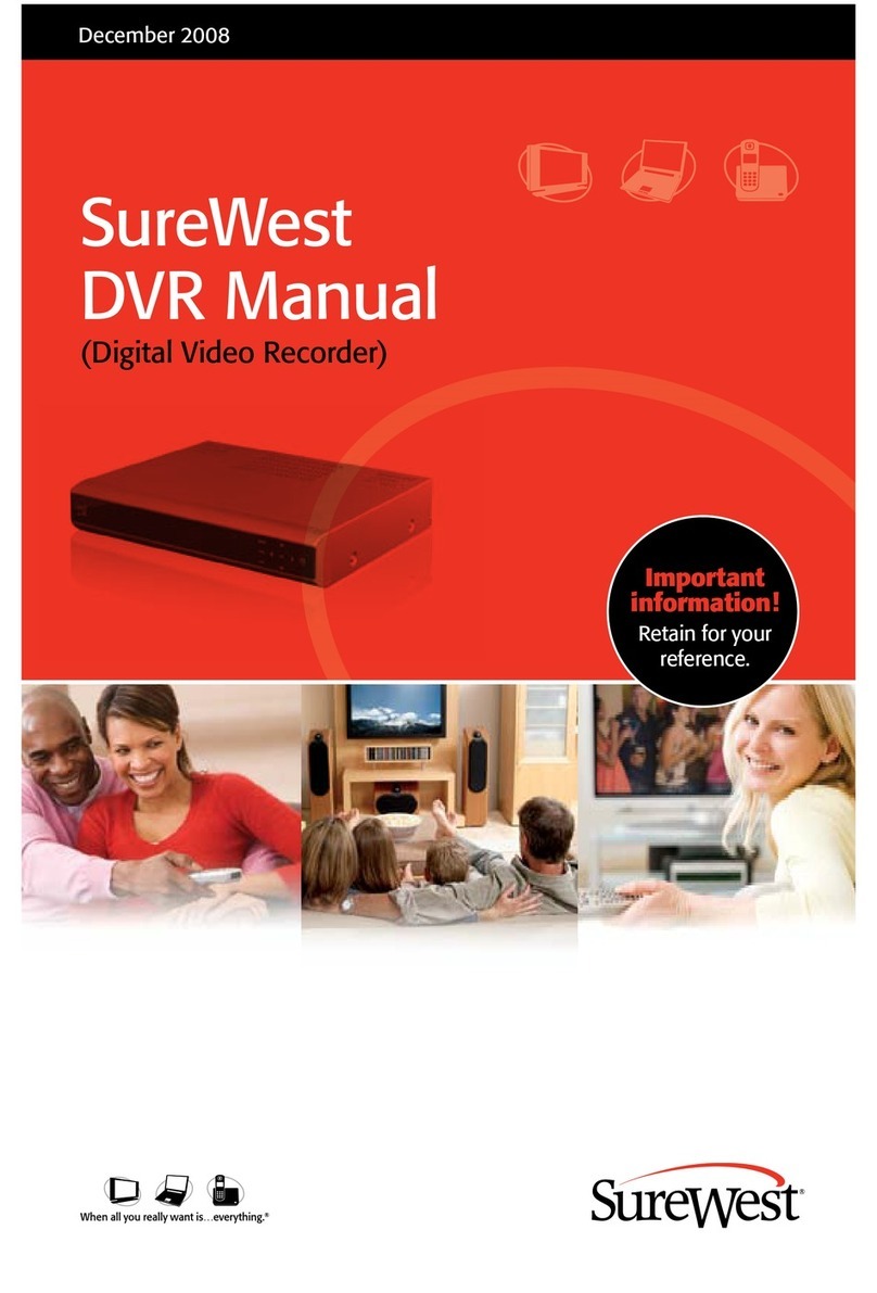 SureWest DVR manual
