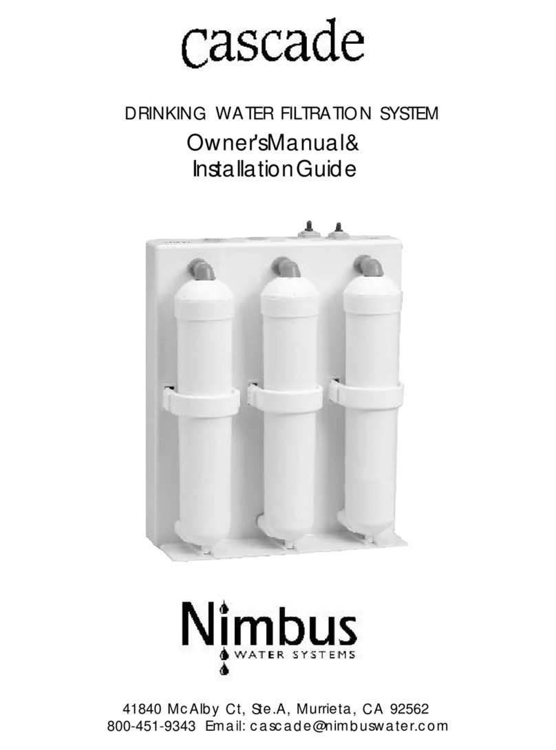 Nimbus Water Systems Cascade NS-14 Programming manual Nimbus Water Systems Cascade NS-14 Programming manual