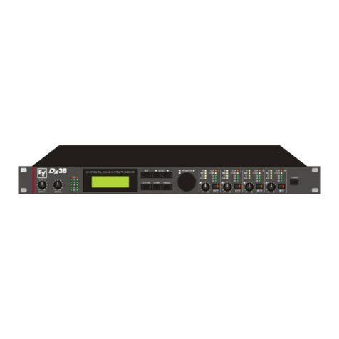 Electro-Voice Dx38 Service manual