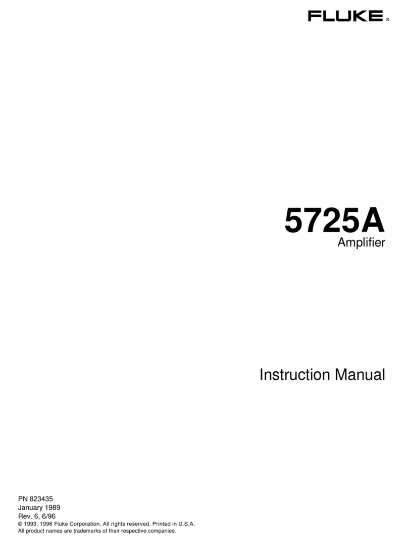 Fluke 5725A User manual
