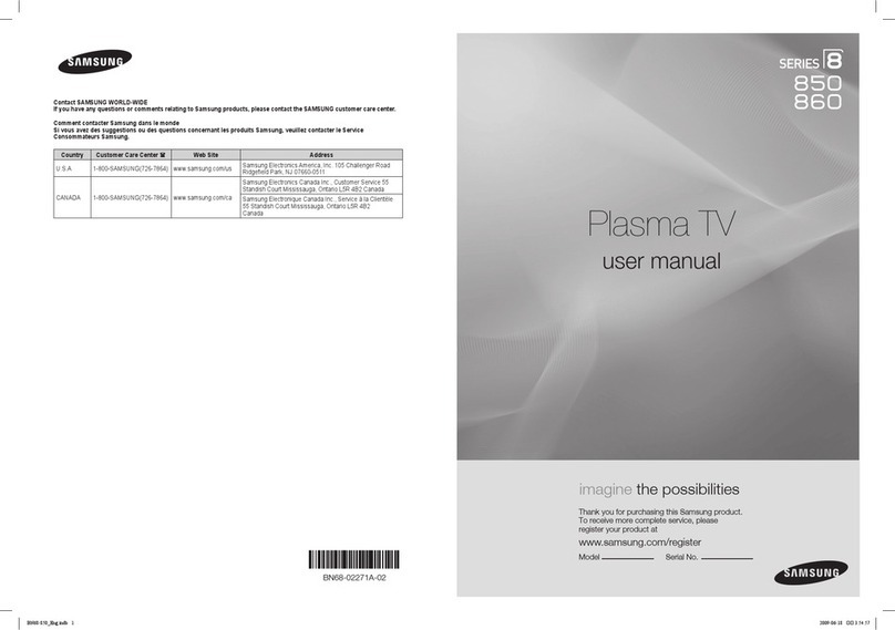 Samsung 850 series User manual