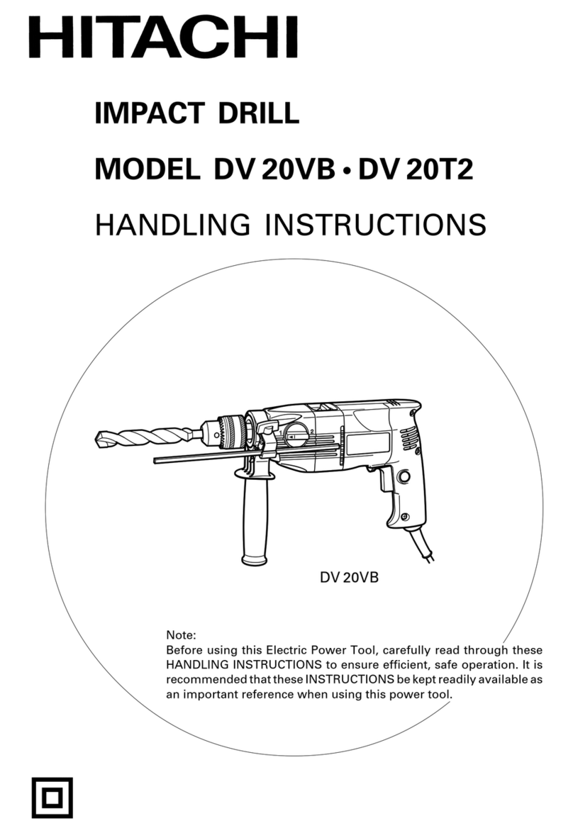 Hitachi DV 20VB User manual
