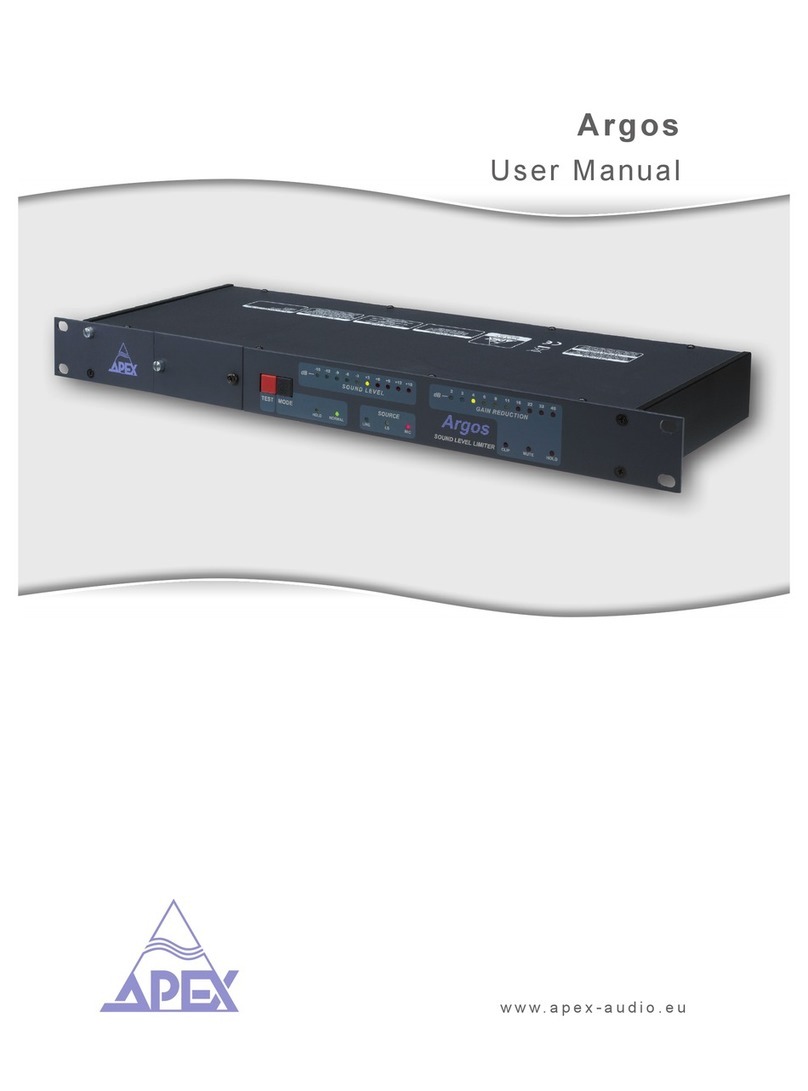 Apex Digital Argos User manual