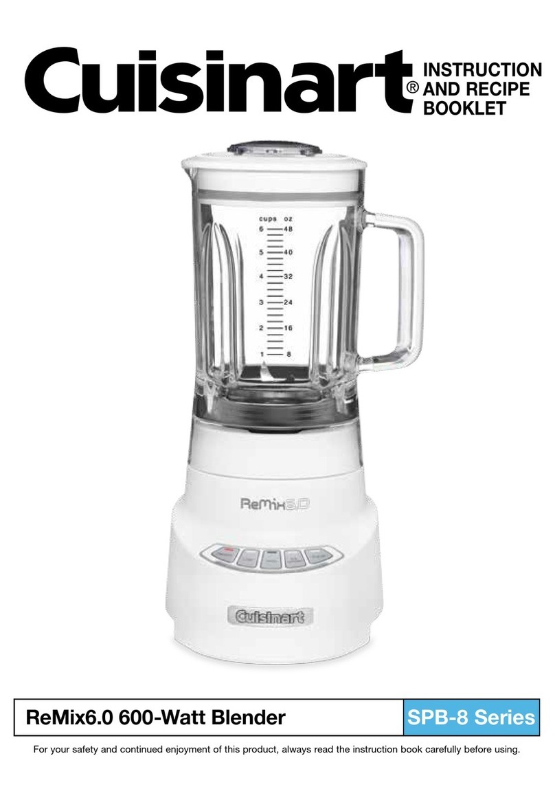 Cuisinart SPB-8 Series Service manual