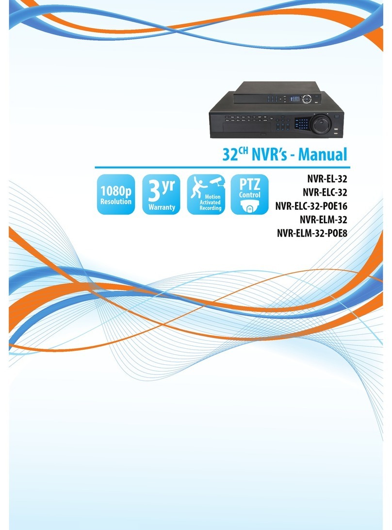 Security Camera King NVR-EL-32 User manual