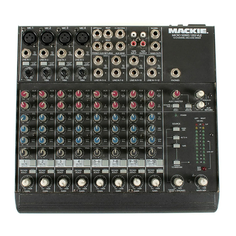 Mackie 1202-VLZ MicroSeries Service manual