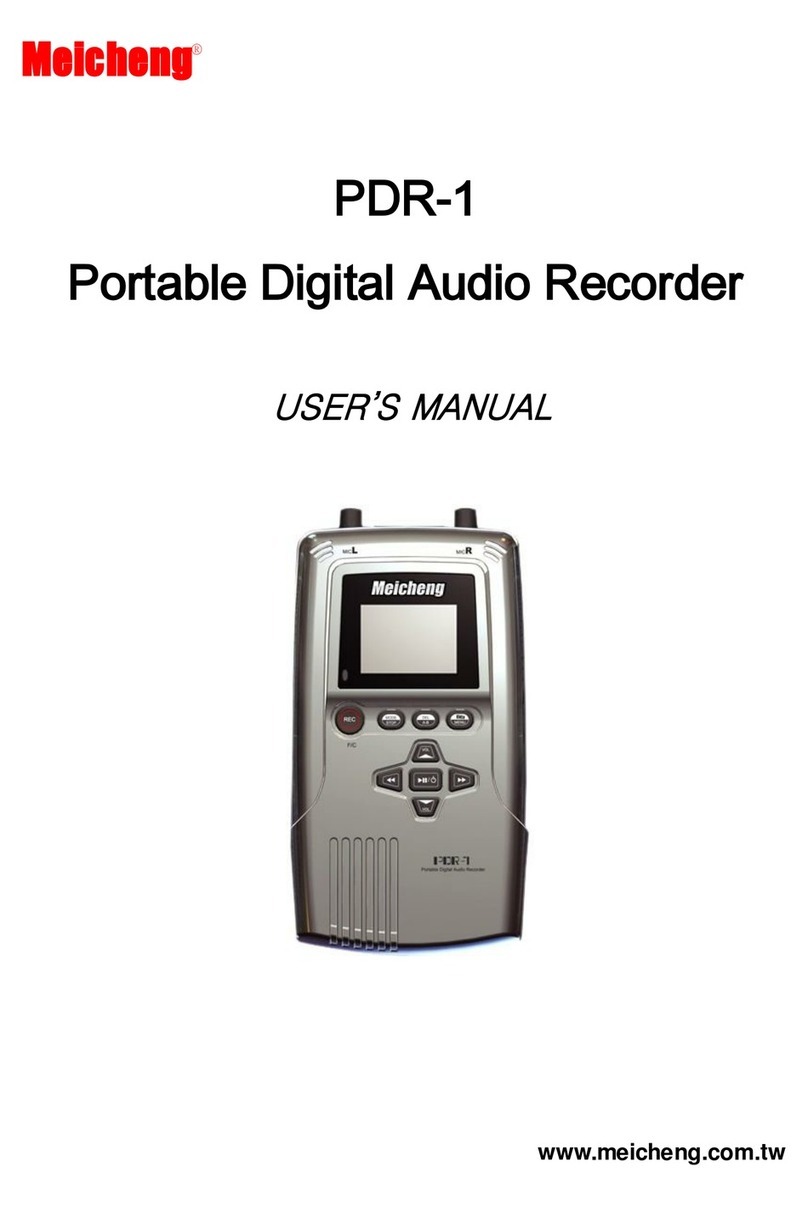Meicheng PDR-1 user manual
