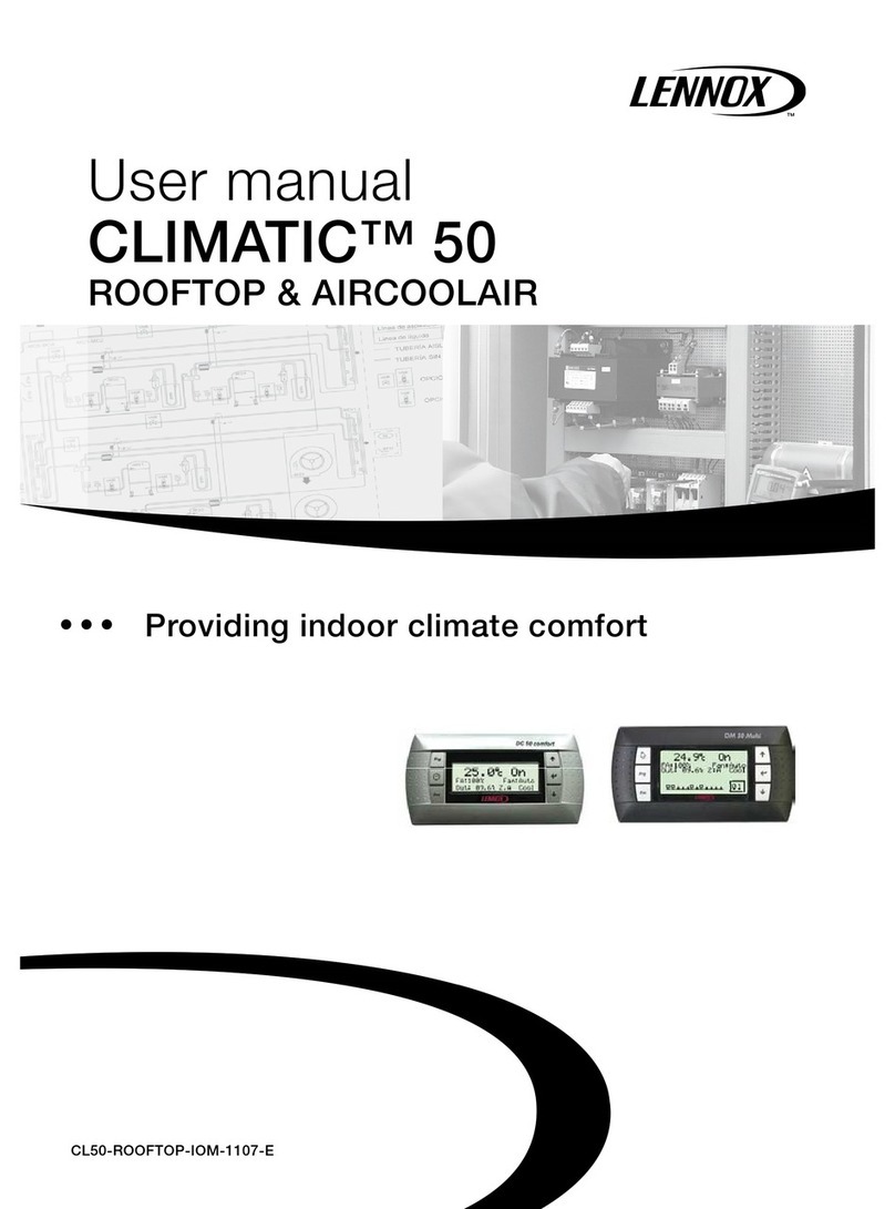 Lennox CL50-RoofTop User manual Lennox CL50-RoofTop User manual