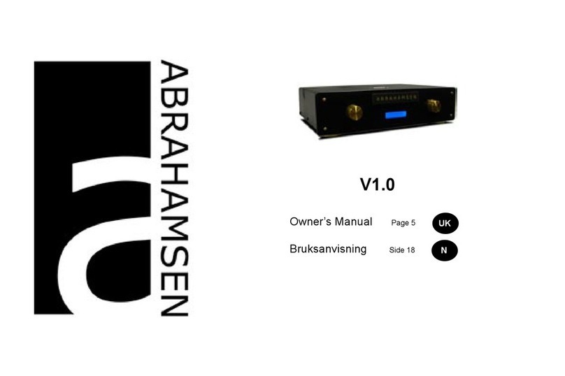 Abrahamsen VRC-1 owner's manual