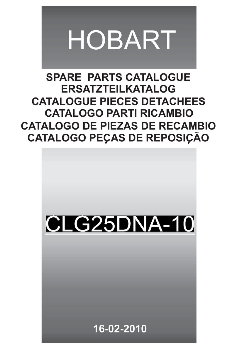 Hobart CLF26D-10 User manual Hobart CLF26D-10 User manual