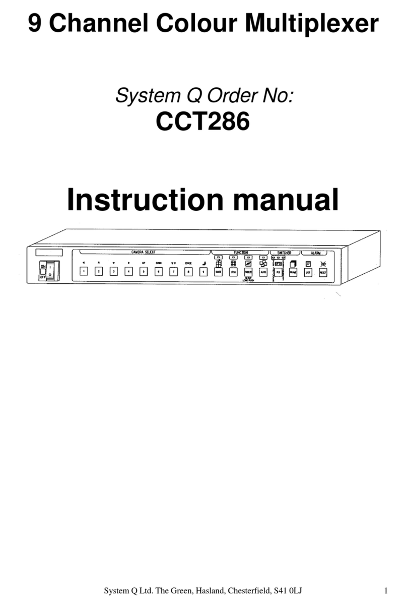 System Q CCT286 instruction manual
