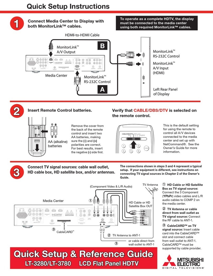 Mitsubishi Electric LT-3280 Manual