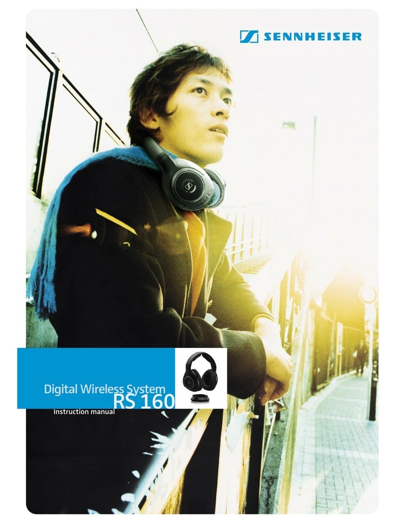 Sennheiser RS 160 User manual