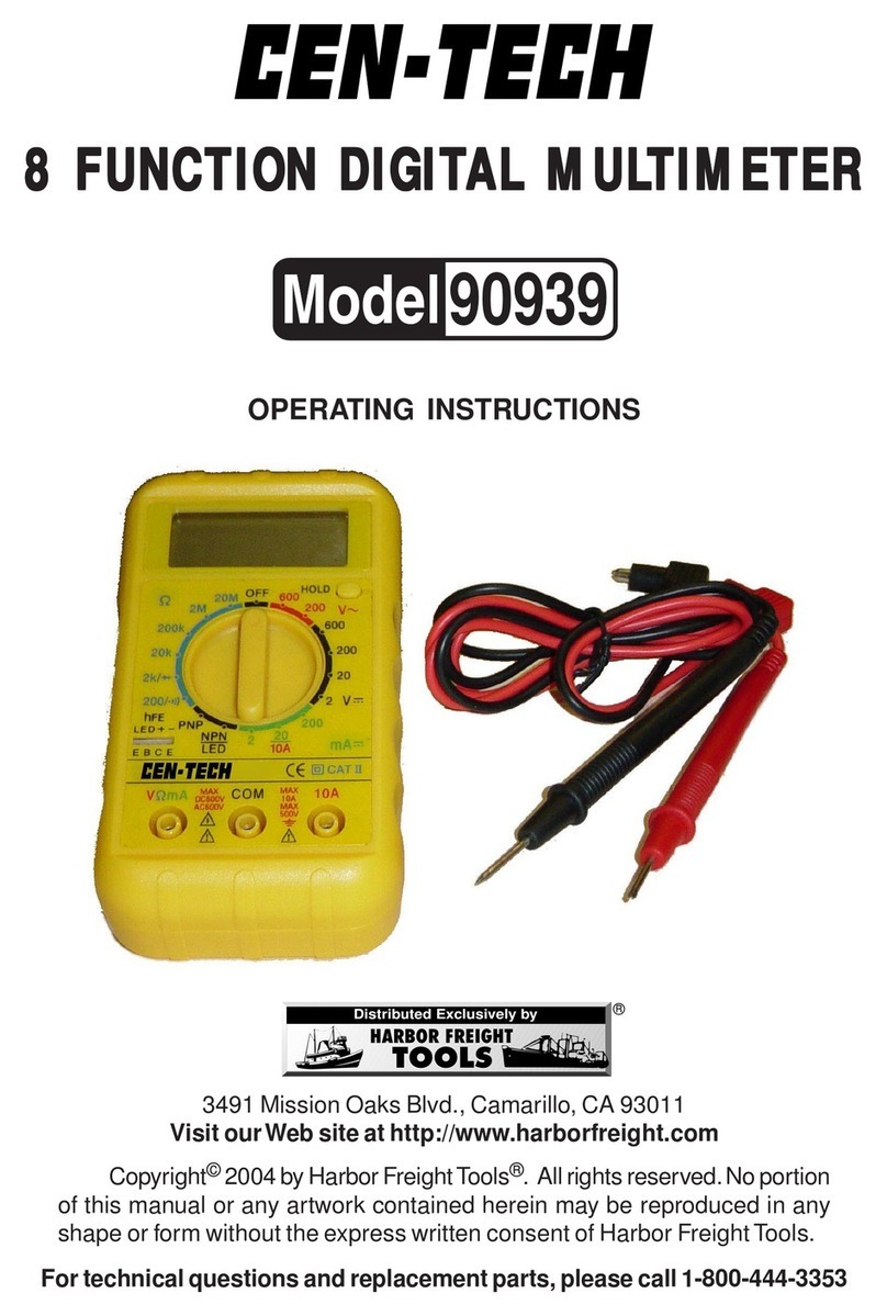 Centech 90939 operating instructions