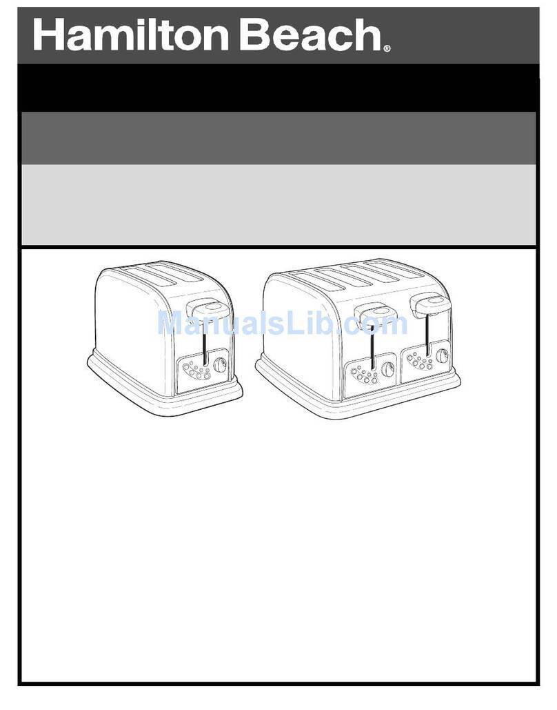 Hamilton Beach Classic Chrome 2 Use and care guide