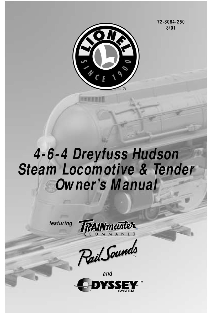 Lionel 4-6-4 Dreyfuss Hudson User manual