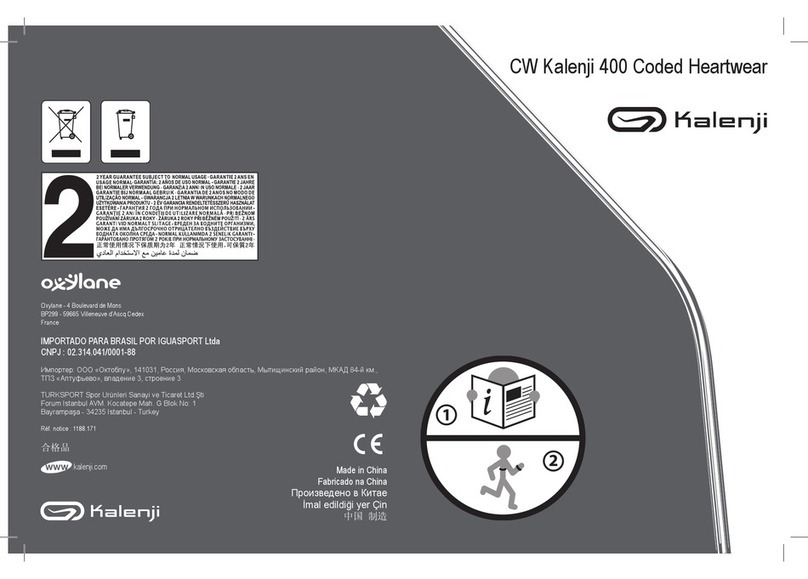 Kalenji CW-400 user guide