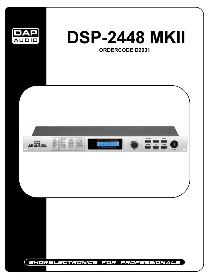 DAPAudio DSP-2448 MKII Product guide