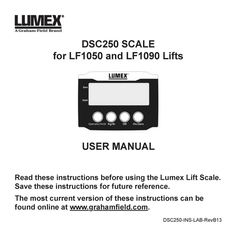 Lumex DSC250 User manual