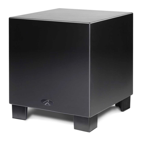MartinLogan Dynamotm 1500X User manual