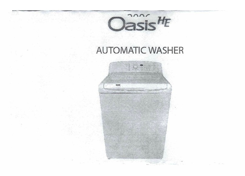 Whirlpool Oasis HE 2006 manual