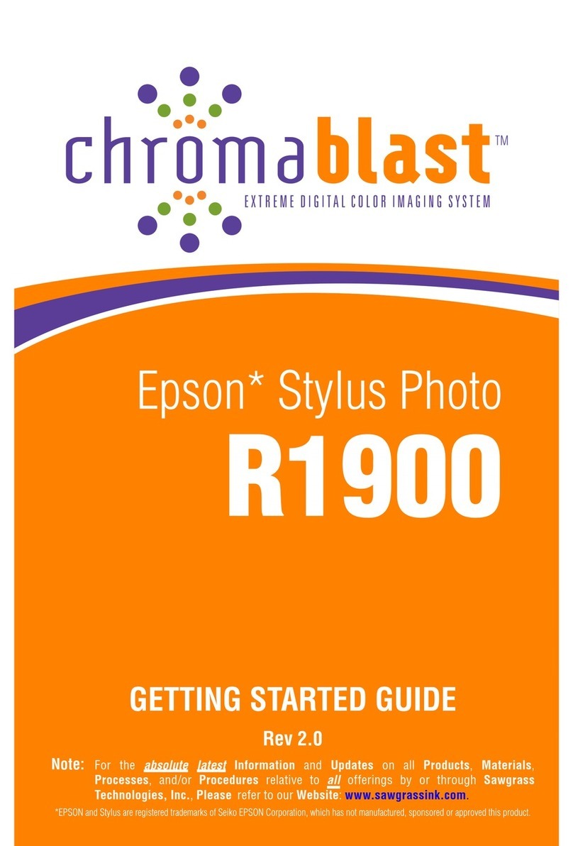Epson R1900 - Stylus Photo Color Inkjet Printer User manual