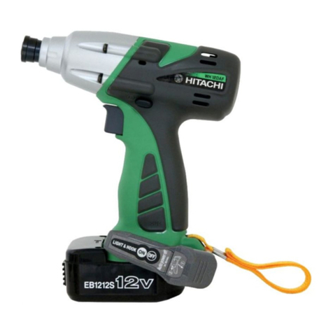 Hitachi WH 12DAF Handling instructions