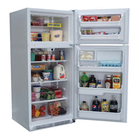 Diamond Elite 19 cu ft Gas Refrigerator User manual